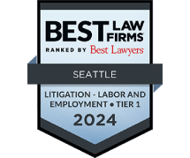 best law firms ranked by best lawyers seattle litigation labour and employment tier 1 2024